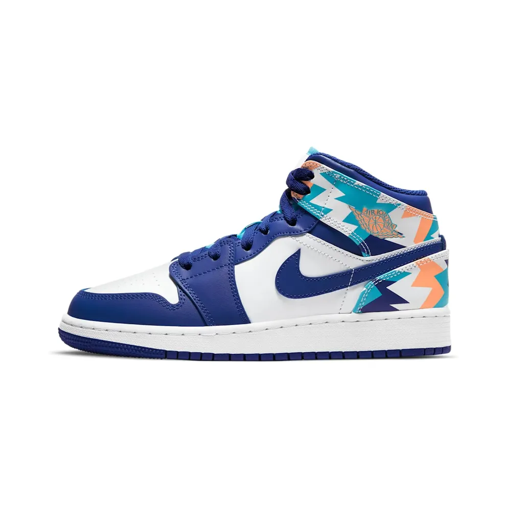 Jordan 1 Mid Geometric Print (GS)
