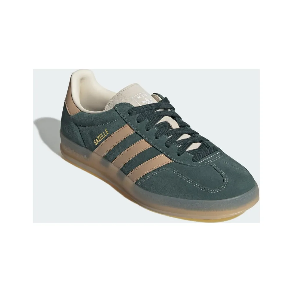 Adidas Gazelle Indoor Shadow Green / Warm Sandstone / Wonder White (JH5402)