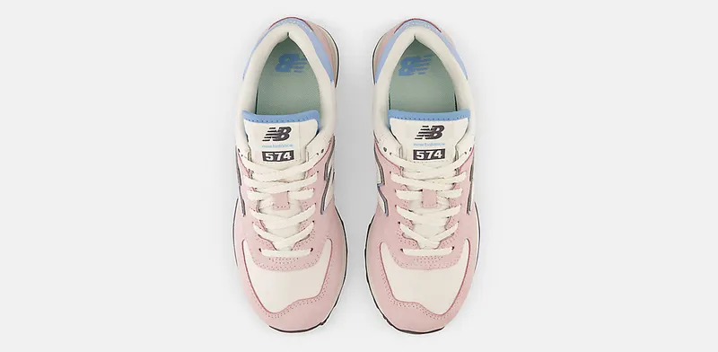 New Balance 574 Stone Pink Sea Salt Blue Haze (WL574QC)