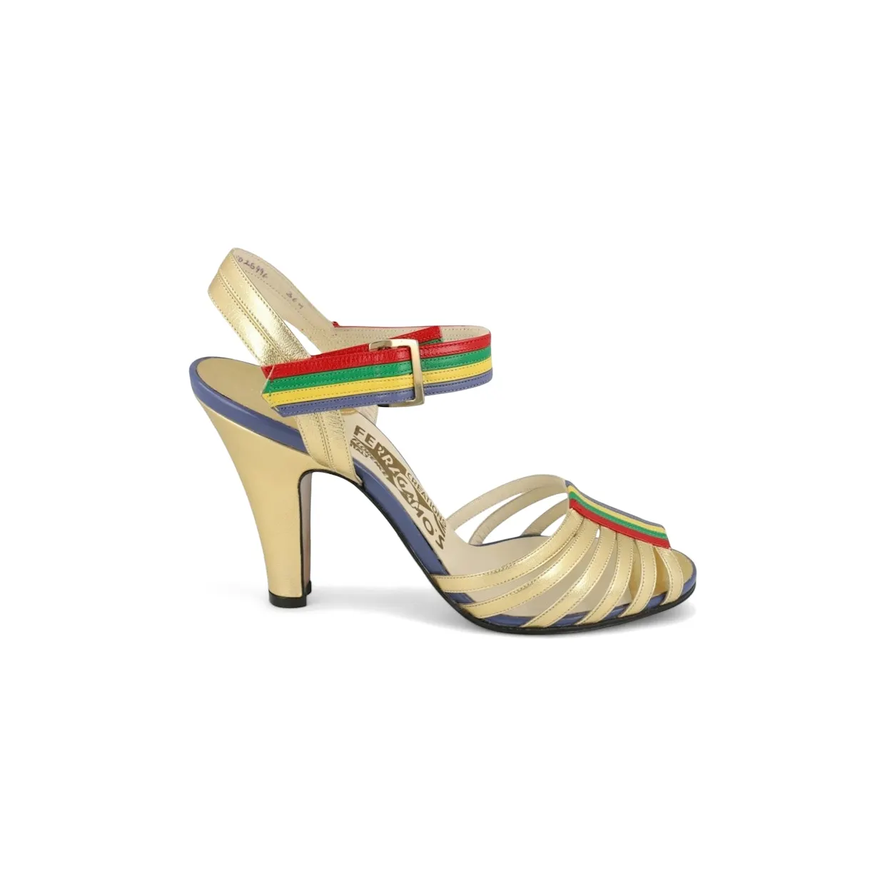 Ferragamo Luxe Archive Limited Edition 1930s Heels Gold (01R147-729819-M)