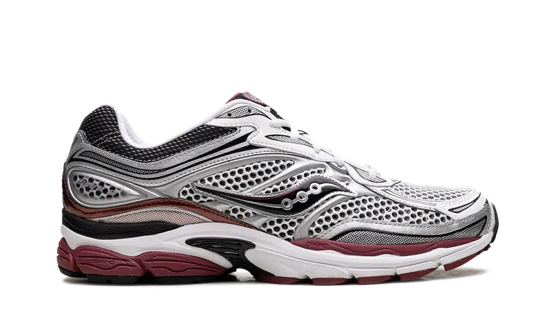 Saucony Pro Grid Omni 9 “Silver / Red” (S70739-1)