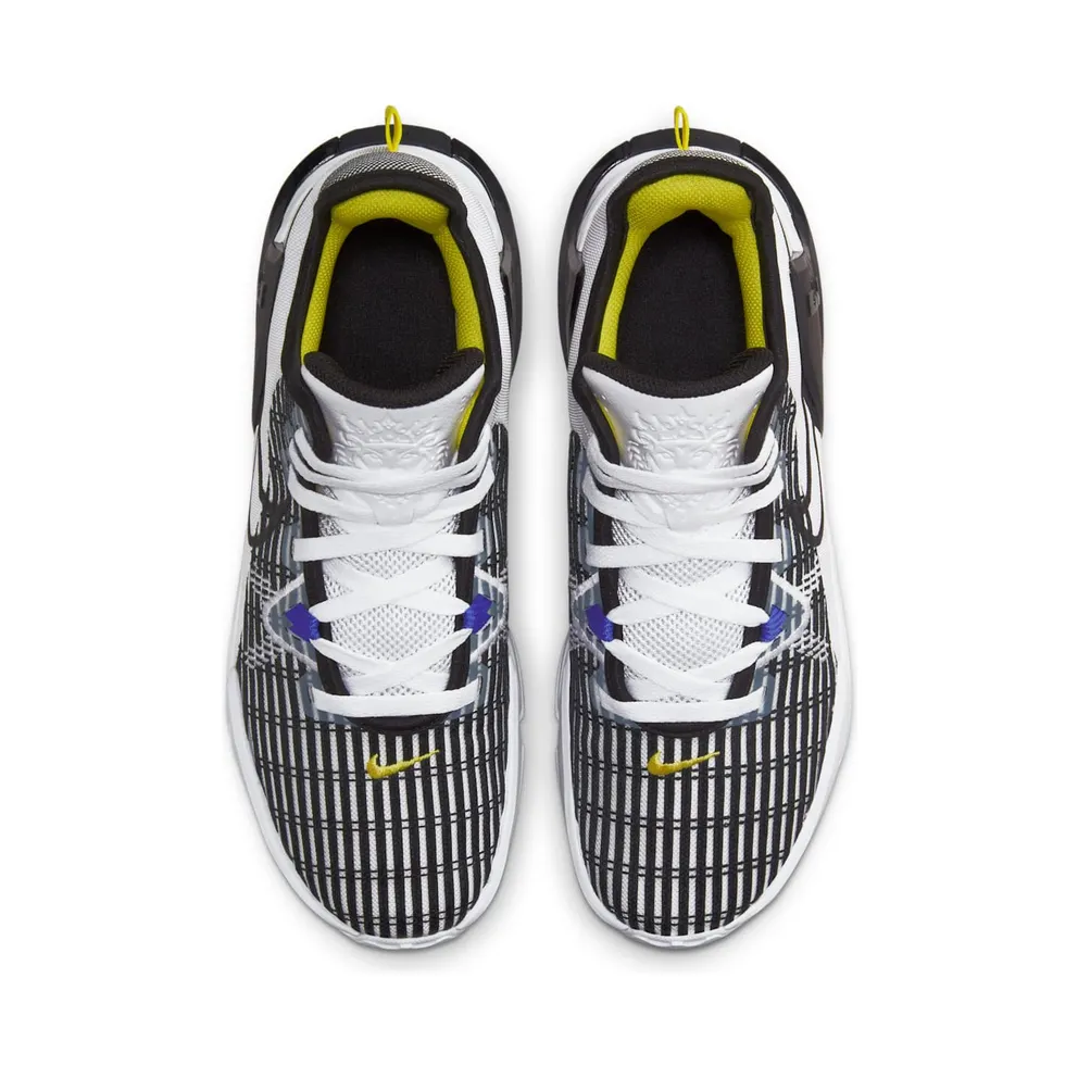LeBron Witness 6 “White / Persian Violet / Yellow Strike / Black” (CZ4052-100)