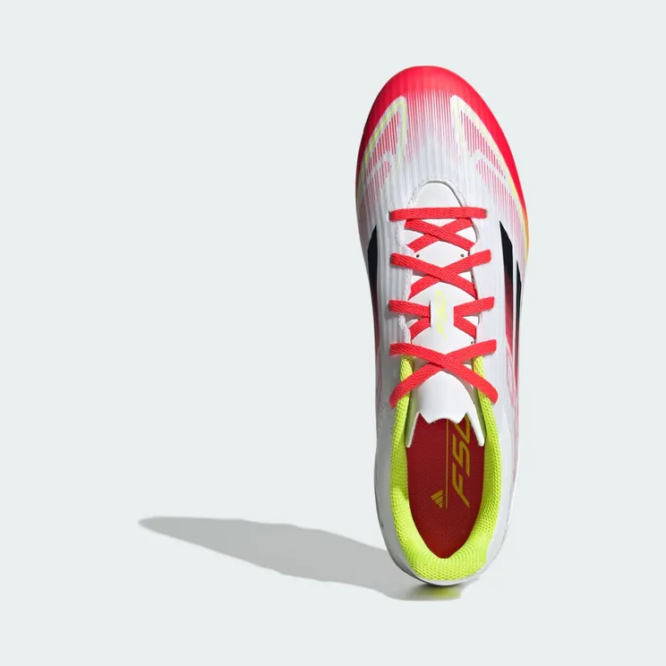 adidas F50 Club Firm/multi-ground Boots “Cloud White / Core Black / Solar Yellow” (IE1243)