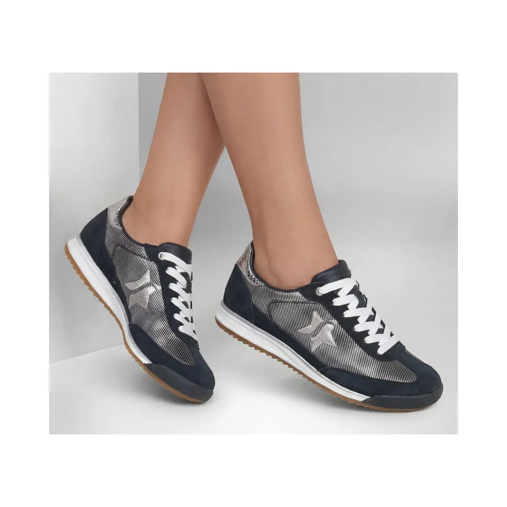 Skechers SKX 92 – Perfectly Shimmered Sneaker Black/Silver