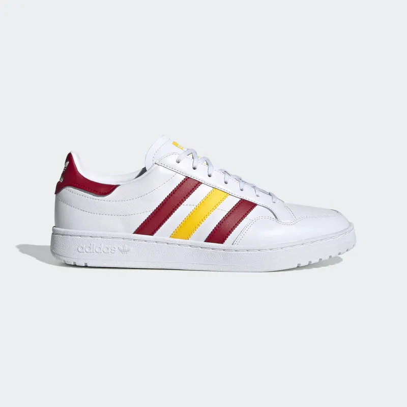 adidas Team Court Cloud White / Collegiate Burgundy / Wonder Glow (FW5066)
