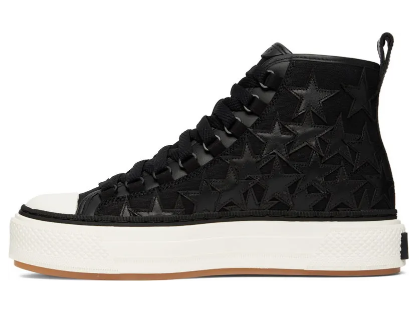AMIRI Black Stars Court High-Top Sneakers (PF22MFS011-004) (3)