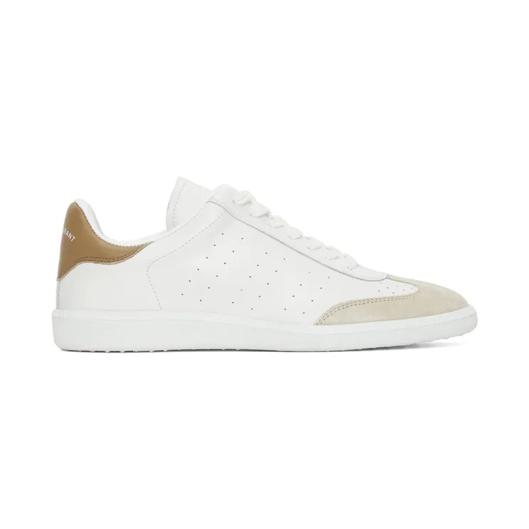 Isabel Marant White & Beige Bryce Sneakers (21ABK0029-21A036S)