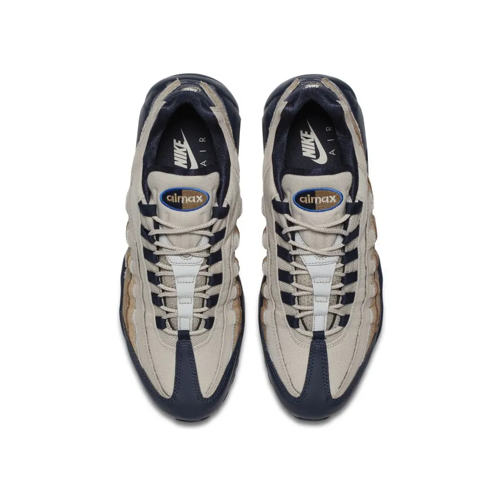 Nike Air Max 95 Snakeskin Newsprint Newsprint/Blue Hero-String-Canteen (AT6152-001)