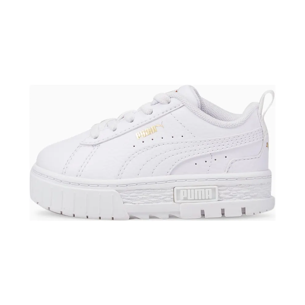 Puma Mayze Lth Baby mit Alternativverschluss Weiß (385686-01)