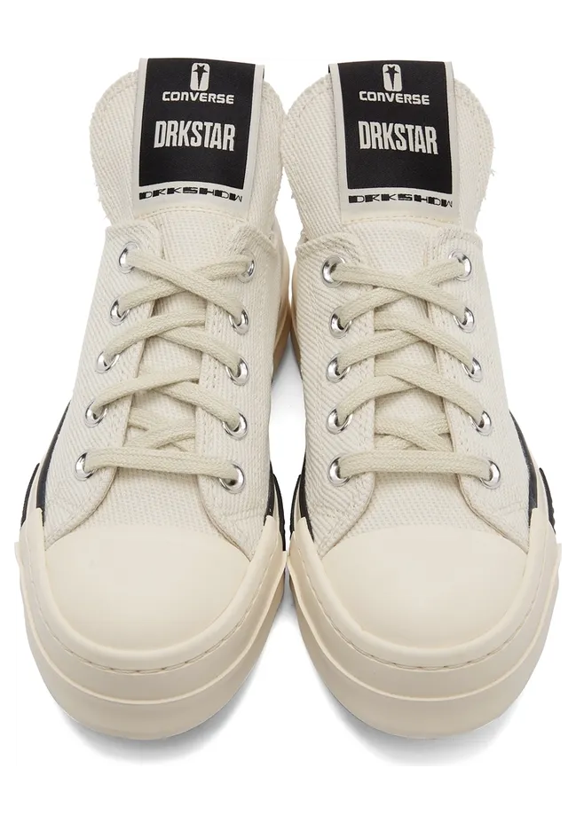 Rick Owens Drkshdw Off-White Converse Edition DRKSTAR OX Sneakers (DC01BX727 CTDR1) (5)