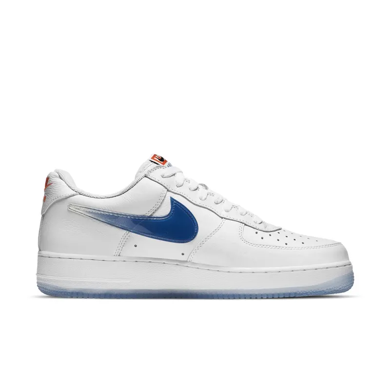 Nike Air Force 1 Low Kith Knicks Away White/Rush Blue-White-Brilliant Orange (CZ7928-100)