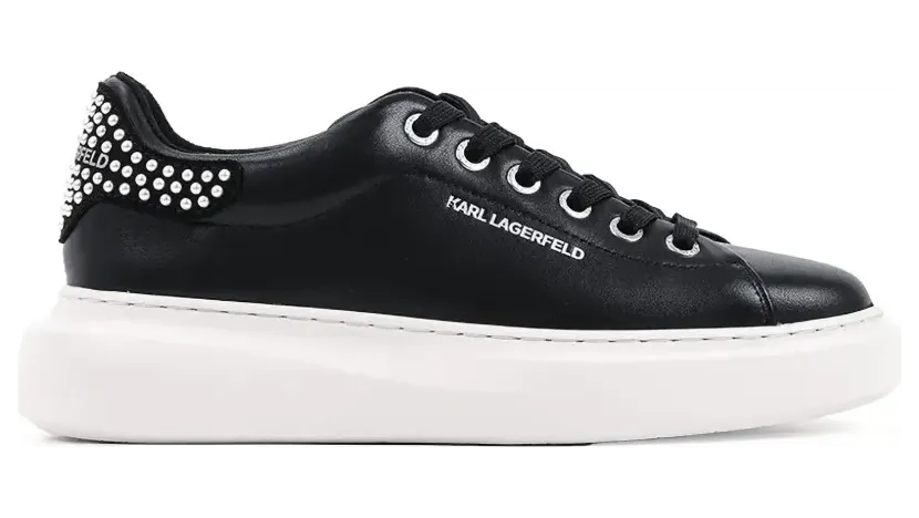 Karl Lagerfeld stud-embellished chunky-sole “Black” (KL66526P000)