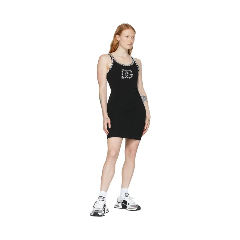 Dolce & Gabbana White & Black Airmaster Sneakers (CK1984 AY337) (5)