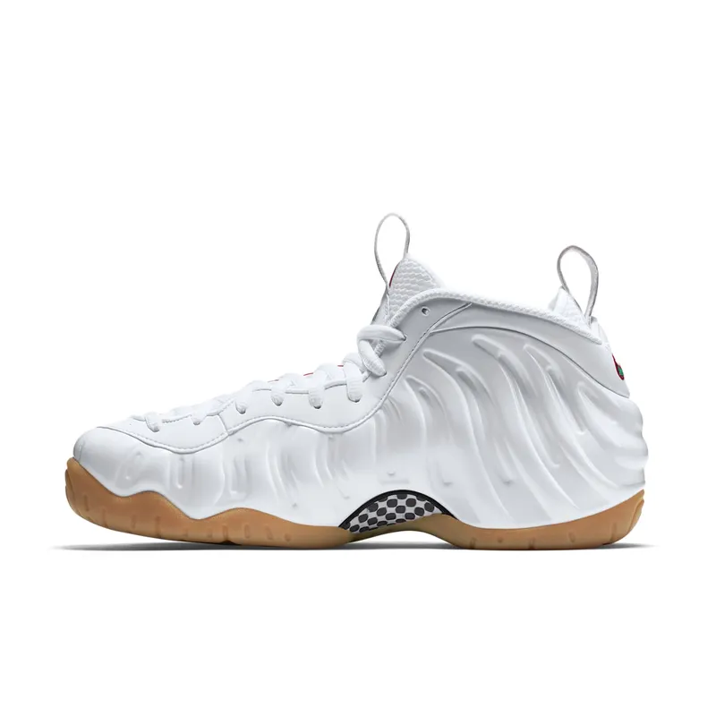 Nike Air Foamposite Pro White Gucci White/White-Gym Red-Gorge Green (624041-102)