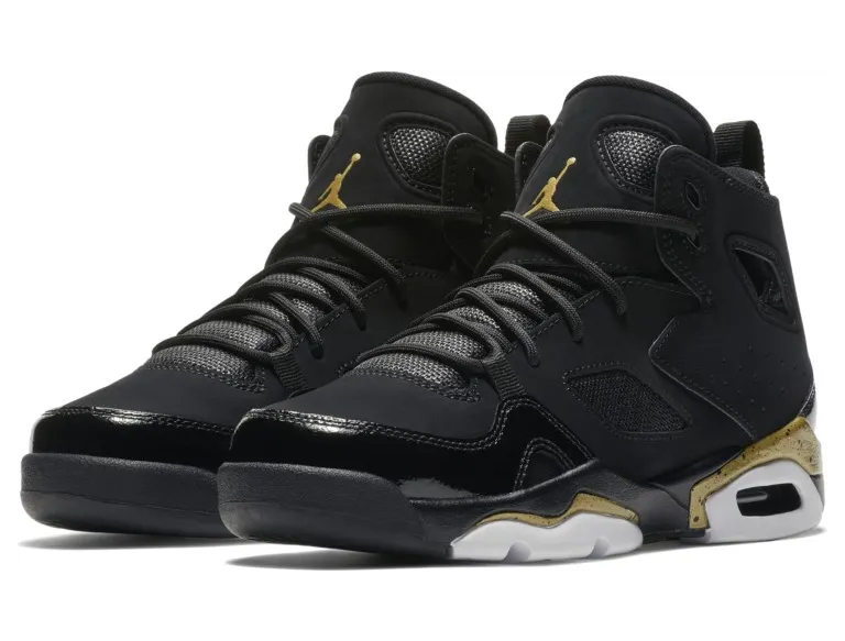 Jordan Flightclub 91 Black Metallic Gold (GS)