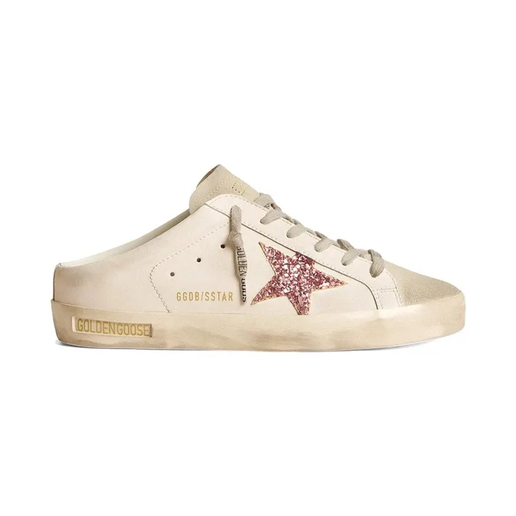Golden Goose Bio-Based Super-Star Sabot White Ice Pink (GWF00110.F005887.10386)