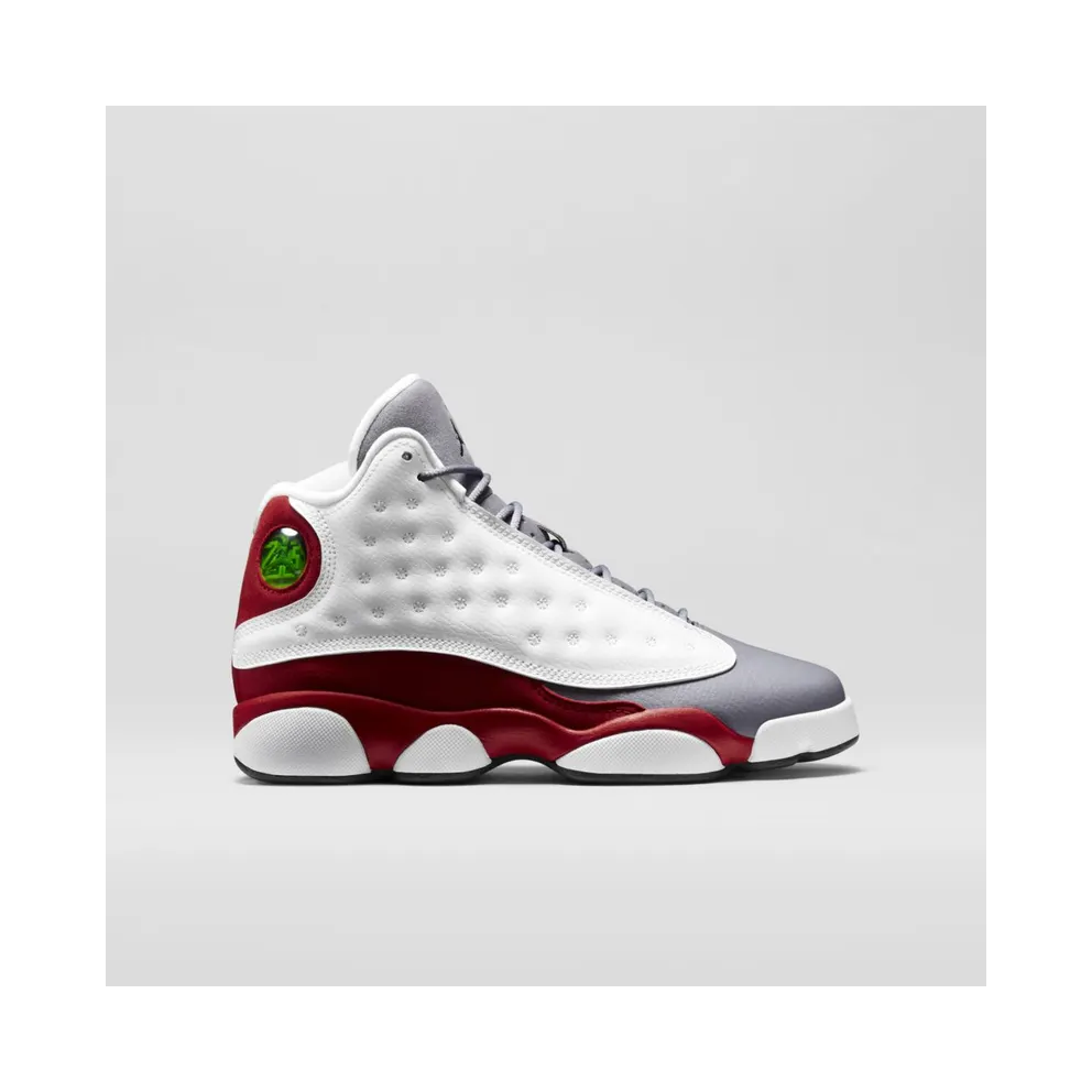 Jordan 13 Retro Grey Toe (GS) White/Black-True Red-Cmnt Grey (414574-126)