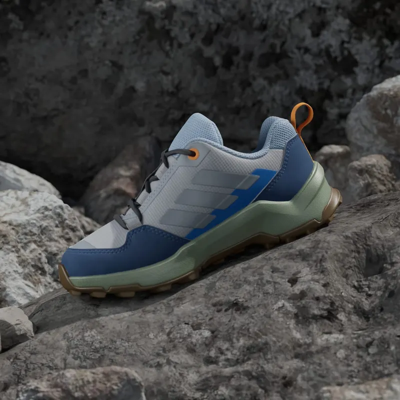 adidas Terrex Ax4r Hiking Grey Two Reflective Silver Glow Blue (JR9056)