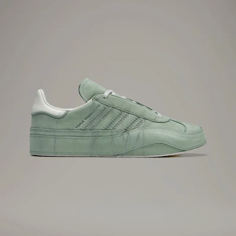 adidas Y-3 Gazelle Silver Green / Off White / Light Brown (IG5309)