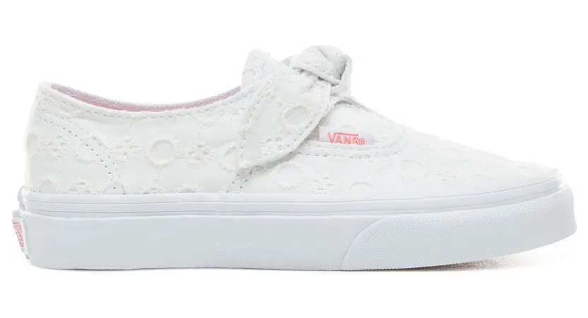 VANS Lace Chambray Authentic Knotted Kinderschoenen (Wit)