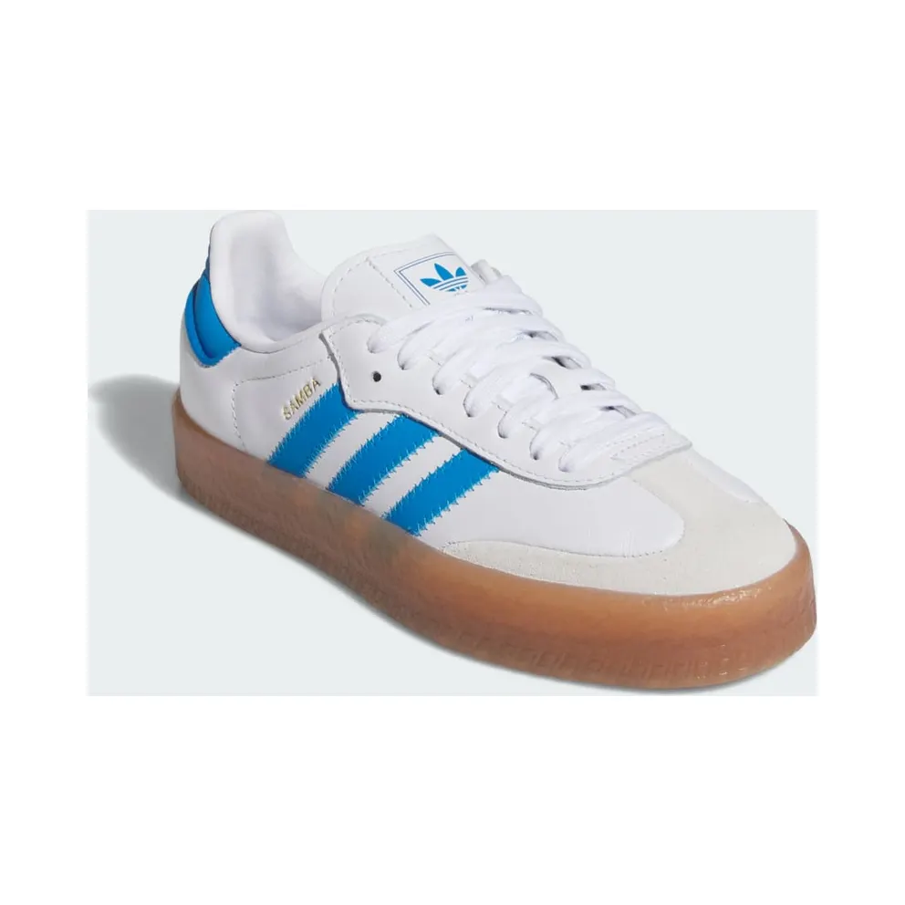 Adidas Sambae GS “Cloud White Bright Blue Gold Metallic” (JQ1236)