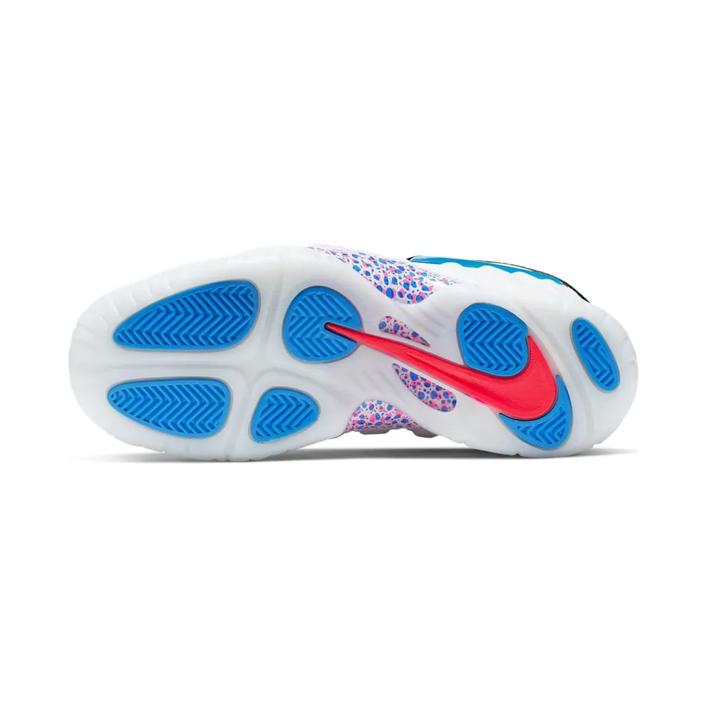 Nike Air Foamposite Pro 3D(GS) White/Blue Hero-Red Orbit-Indigo Force (644792-102)