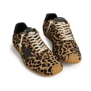 Golden Goose Marathon Speed met luipaardprint “Brown” (GWF00923F007409)