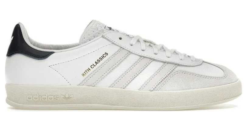 adidas Gazelle Indoor Kith Classics White Navy (IE2572)