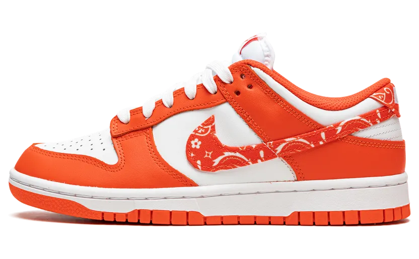 Nike Dunk Low Essential Paisley Pack Orange – “Orange / White” (DH4401-103)