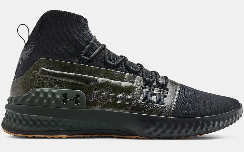 Under Armour Project Rock 1 Black Green Black/Green (3020788-002)