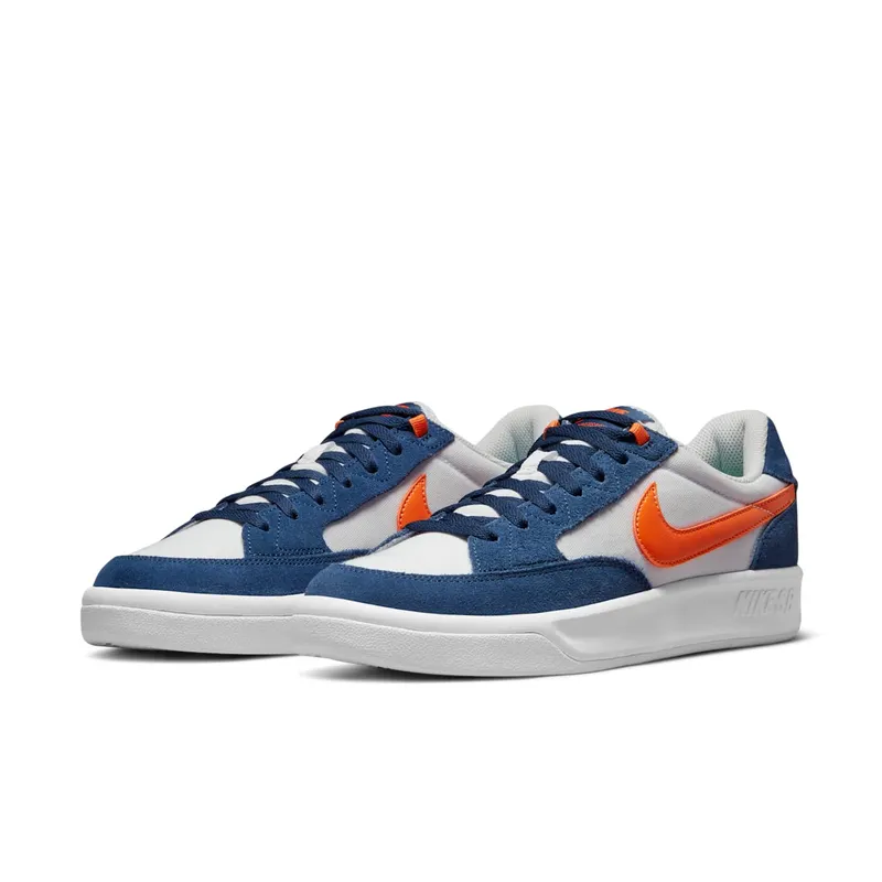 Nike SB Adversary Premium White Navy Safety Orange (CW7456-402)