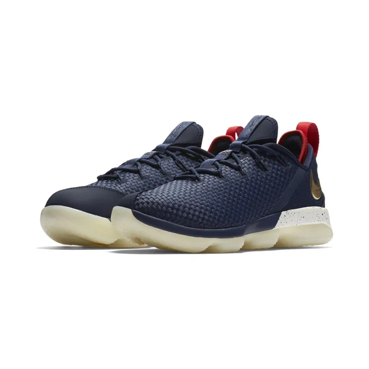 Nike LeBron XIV Low Midnight Navy/Metallic Gold