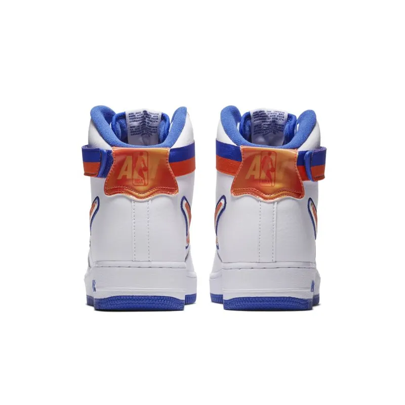 Nike  Air Force 1 High Sport NBA White Team Orange Game Royal White/Team Orange-Game Royal (AV3938-100)