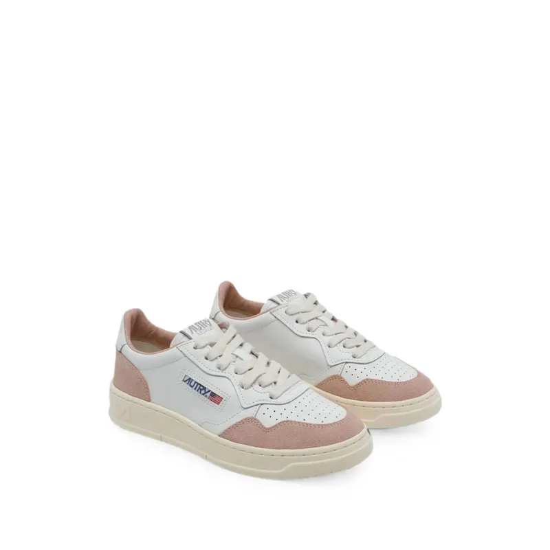 Autry Medalist Suede-panel “White/Pink” (AULW FT16)