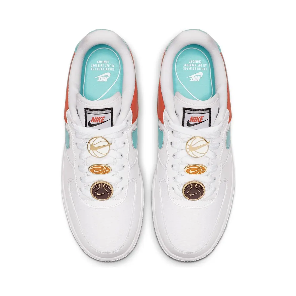 Nike Air Force 1 Low SE Basketball Pins Light Aqua (AA0287-106)