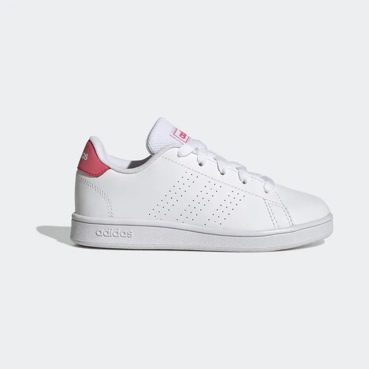 adidas Advantage Lifestyle Court Lace “Cloud White / Real Pink / Core Black” (GY6996)