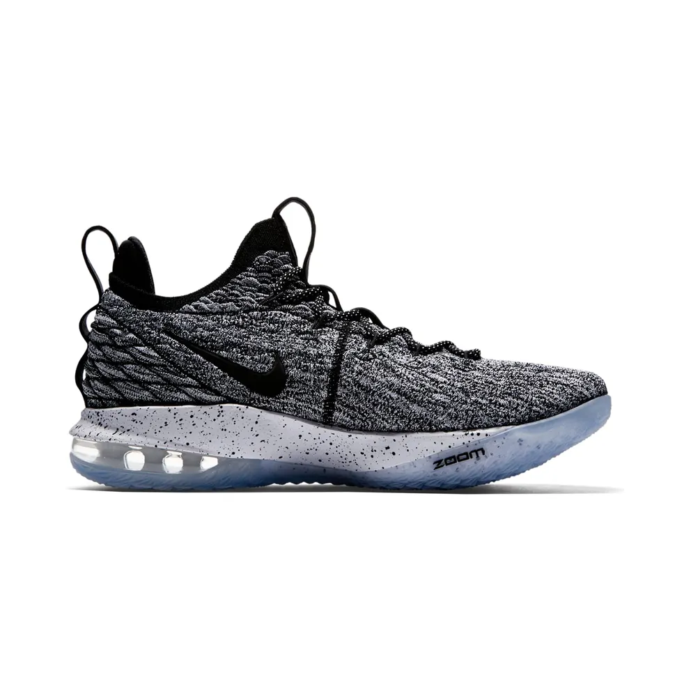 Nike LeBron 15 Low Ashes Black/White-Black (AO1755-002)