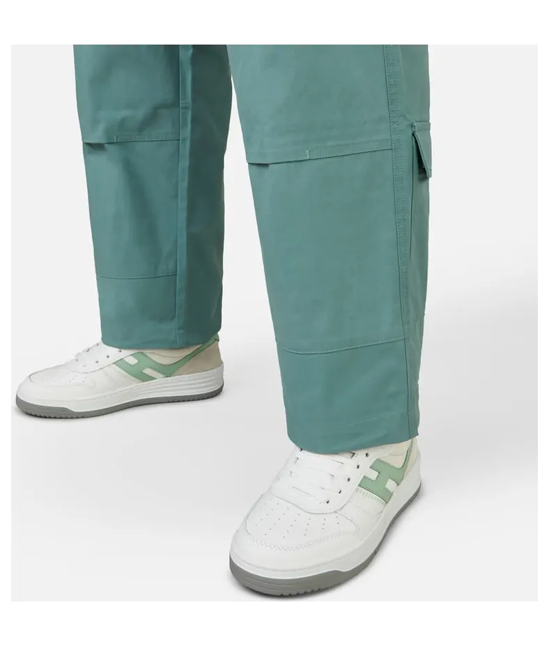 Sneakers Hogan H630 Green White Grey (HXM6300EU50ODZ0XPX) (6)