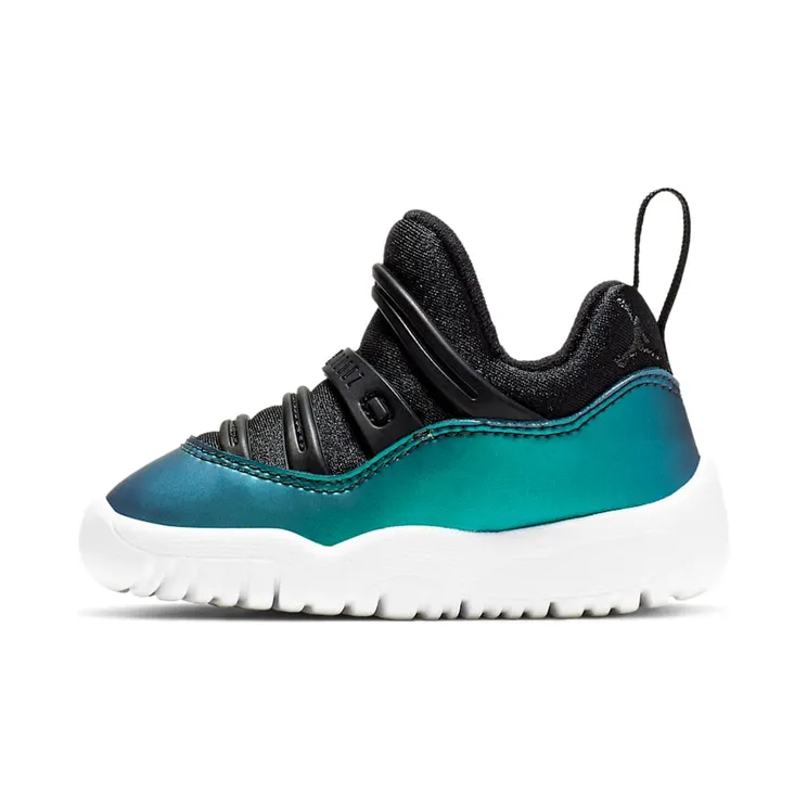 Jordan 11 Retro Little Flex TD ‘Black Iridescent’ Black/Anthracite/Multi/Color (BQ7102-009)