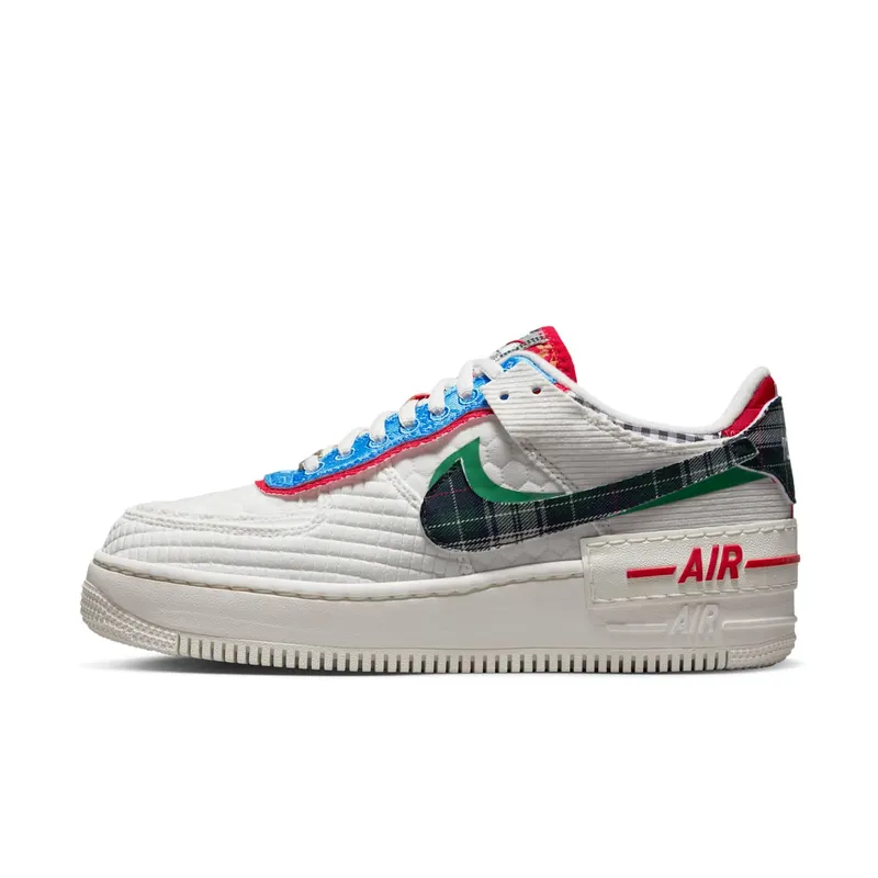 Nike Air Force 1 Low Shadow Sail Classic Green University Blue (DZ5193-100)