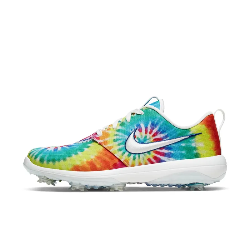 Nike Roshe G Tour Tie Dye Summit White/Lemon Venom-Deep Royal-White (CK1222-100)