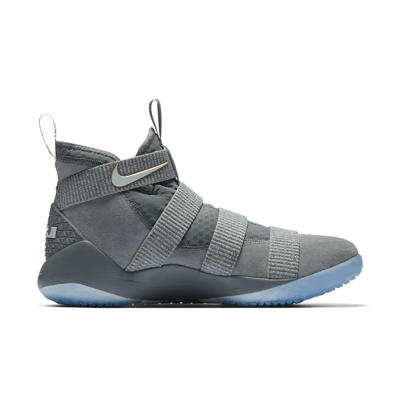 Nike LeBron Zoom Soldier 11 Cool Grey Cool Grey/Pure Platinum-Metallic Gold (897644-010)