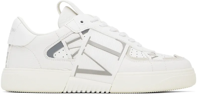 Valentino Garavani White & Red ‘VL7N’ Low Sneakers (WY2S0C58WRQ)