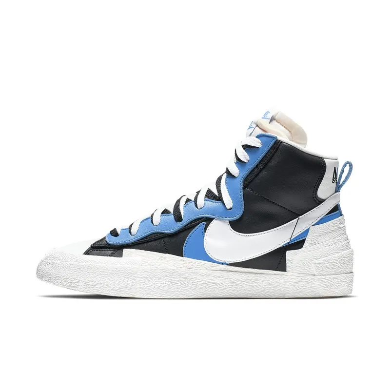 Nike x Sacai Blazer Mid Black University Blue (2019) (BV0072-001)