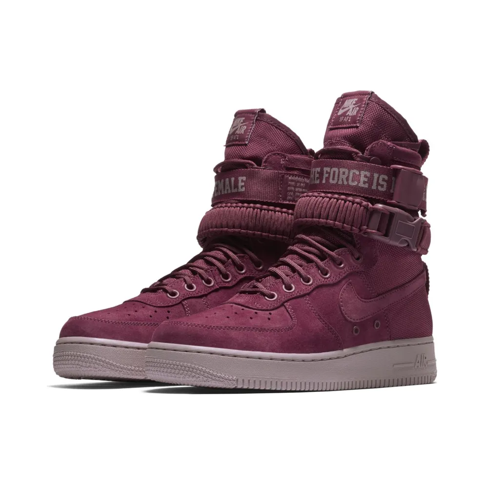 Nike SF Air Force 1 High Force Is Female Vintage Wine (W) Vintage Wine/Vintage Wine-Particle Rose-Hot Punch (AJ1700-600)