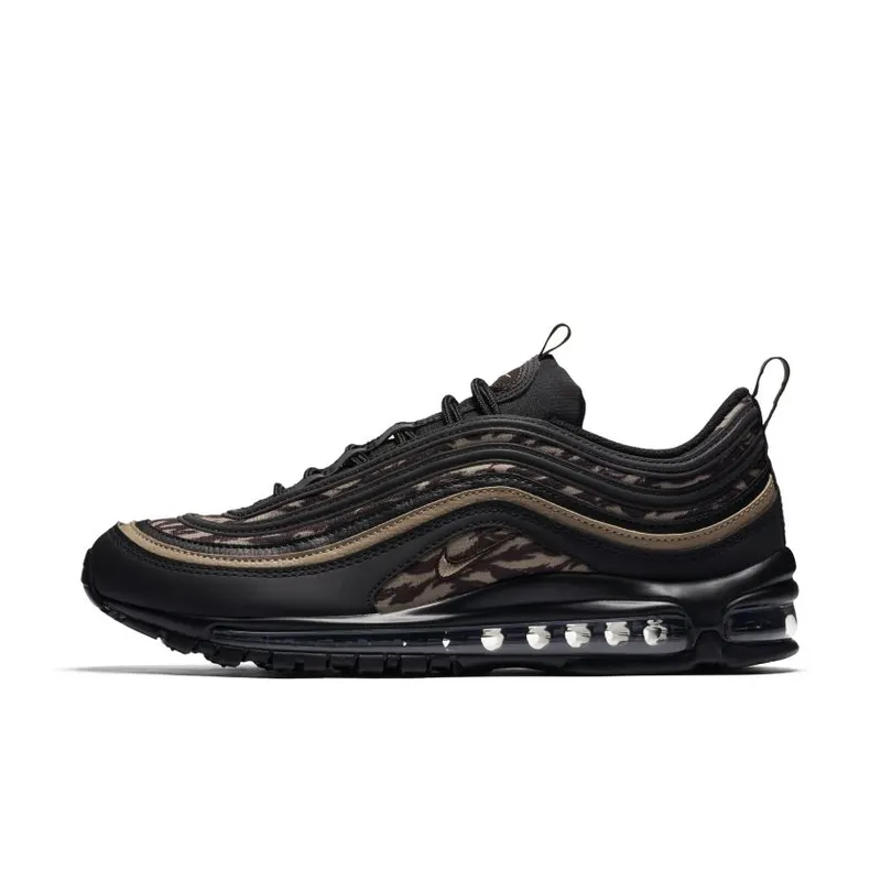 Nike Air Max 97 Tiger Camo Black/Velvet Brown-Khaki (AQ4132-001)