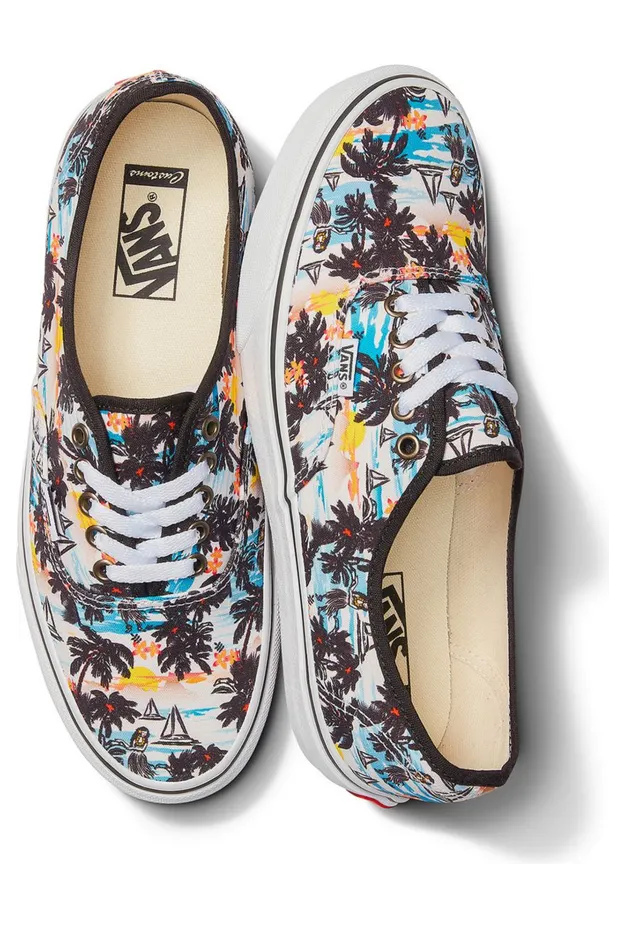VANS Gepersonaliseerde Aloha Authentic Blauw (VN0A3VC0120)