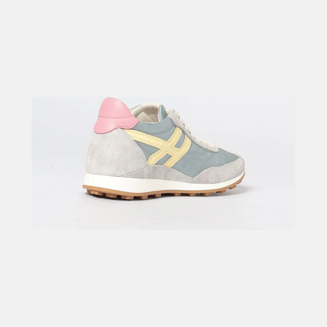 Hogan H699 Sneakers in Mesh and Suede Gnawed Blue (HXW6990GA20V0O0FEB) (2)