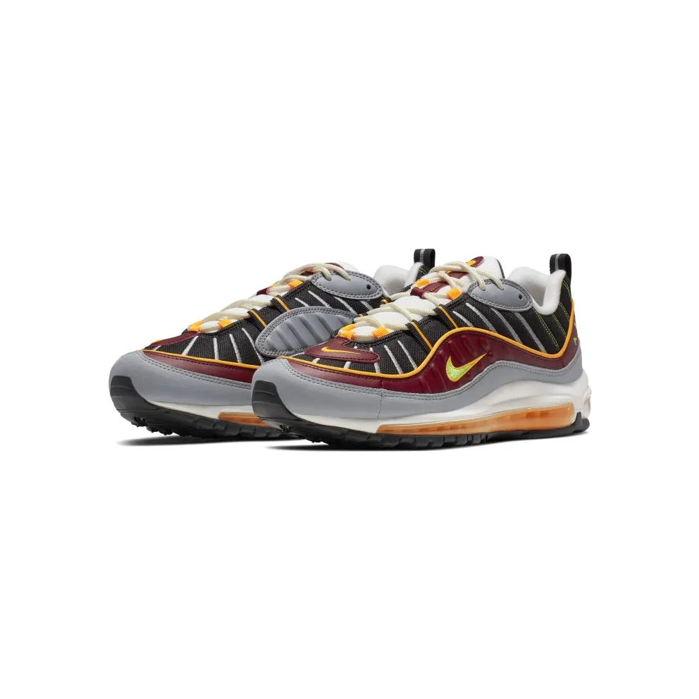 Nike Air Max 98 Team Red Green Strike Team Red/Green Strike-Wolf Grey-Summit White-Anthracite-Laser Orange (640744-603)