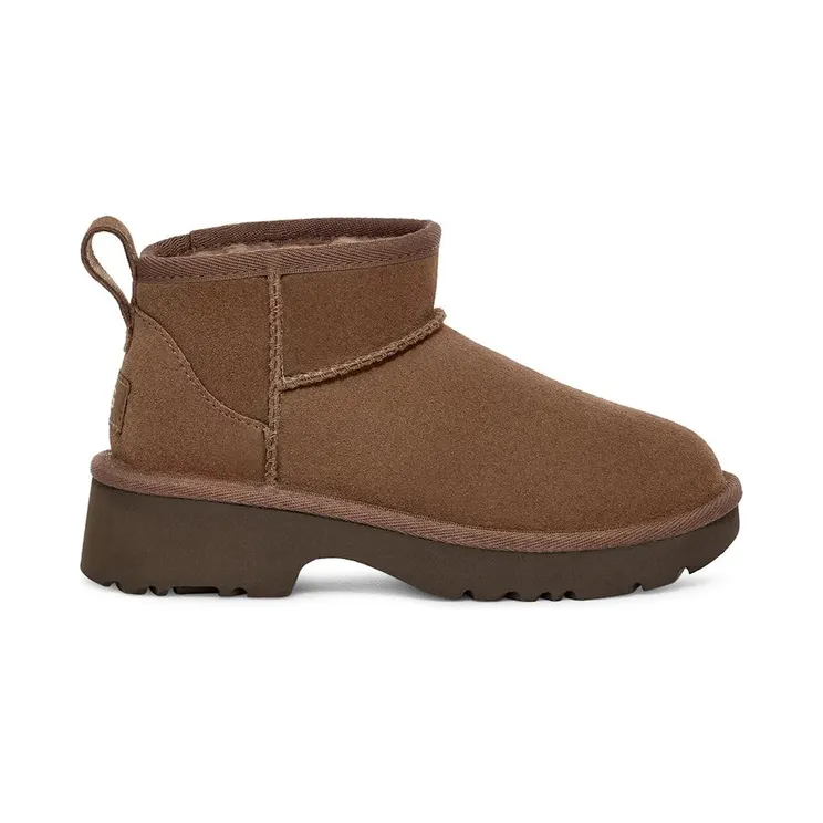 UGG Classic Ultra Mini New Heights Boot Hickory (1157732K-HCK)